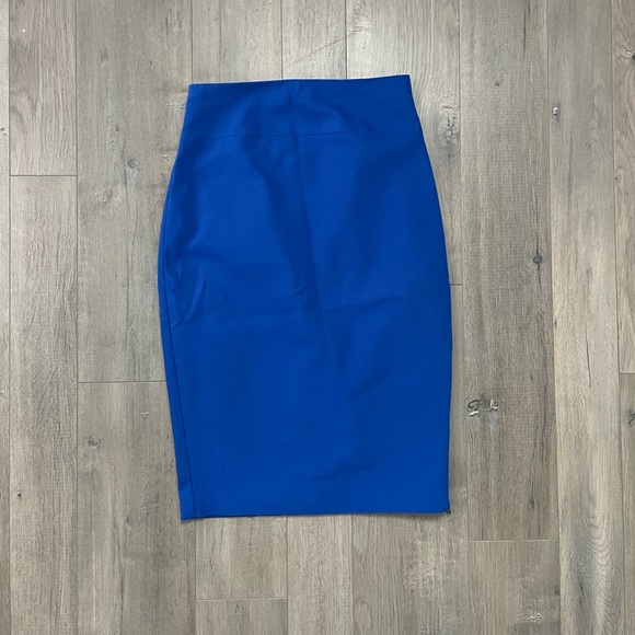 Express Dresses & Skirts - Express Stunning Royal Blue Pencil Skirt with Full Zipper